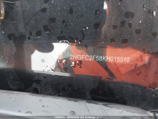 Aukcja sprzedaży 2019 Honda Civic, vin: 2HGFC2F58KH015510, numer aukcji: 12690421