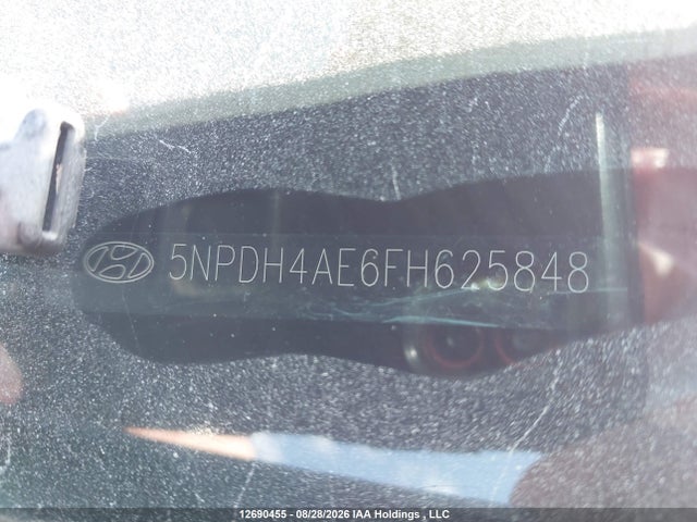 12690455 :رقم المزاد ، 5NPDH4AE6FH625848 vin ، 2015 Hyundai Elantra Gl مزاد بيع