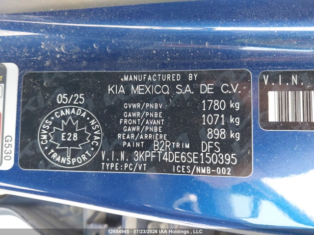 KIA K4 Lx 2025 3KPFT4DE6SE150395 Image 18