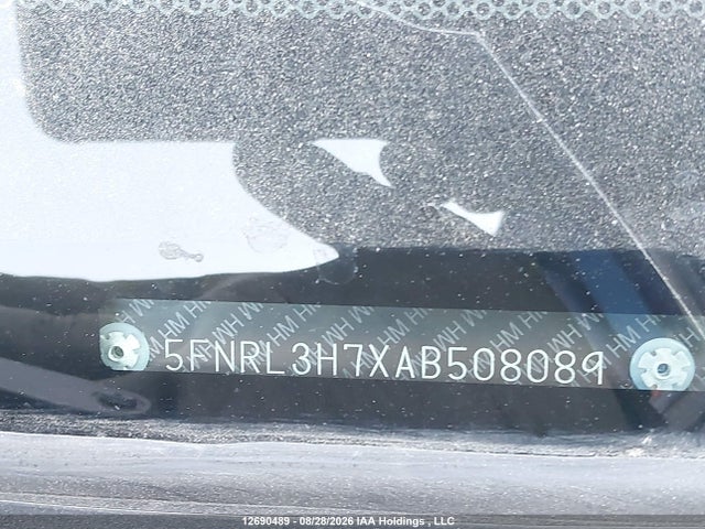 Продаж на аукціоні авто 2010 Honda Odyssey Exl, vin: 5FNRL3H7XAB508089, номер лоту: 12690489