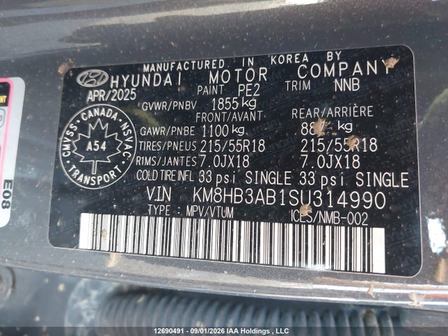 Hyundai Kona 2025 KM8HB3AB1SU314990 Image 9