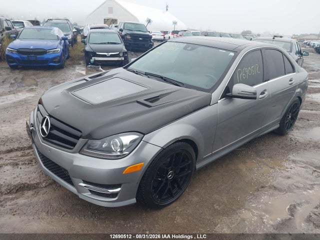 12690512 :رقم المزاد ، WDDGF8AB7EA963853 vin ، 2014 Mercedes-benz C 300 4matic مزاد بيع