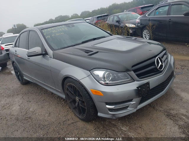 12690512 :رقم المزاد ، WDDGF8AB7EA963853 vin ، 2014 Mercedes-benz C 300 4matic مزاد بيع
