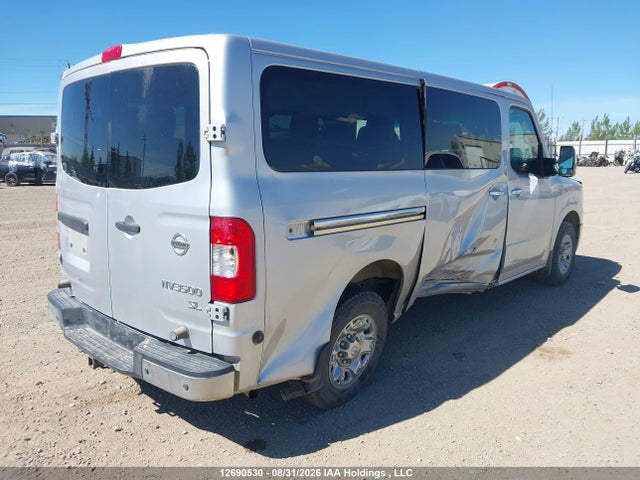 2020 Nissan Nv Passenger Nv3500 Hd Sl V8/sv V8 მანქანა იყიდება აუქციონზე, vin: 5BZAF0AA1LN850513, აუქციონის ნომერი: 12690530