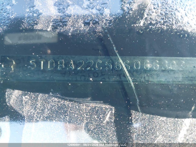 12690591 :رقم المزاد ، 5TDBA22C56S066803 vin ، 2006 Toyota Sienna Xle/xle Limited مزاد بيع