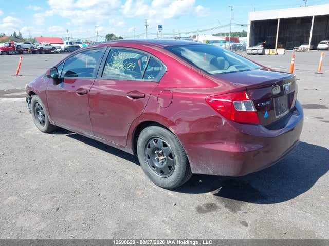 Продажа на аукционе авто 2012 Honda Civic Lx, vin: 2HGFB2F46CH001570, номер лота: 12690629