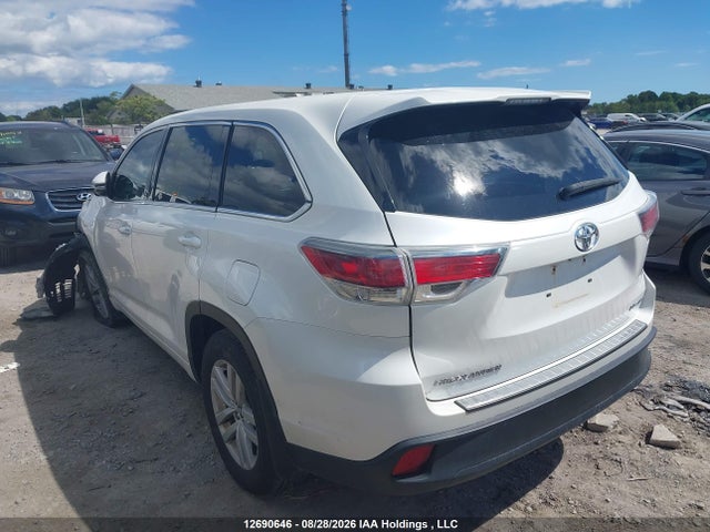 12690646 :رقم المزاد ، 5TDBKRFH1GS294262 vin ، 2016 Toyota Highlander Le مزاد بيع