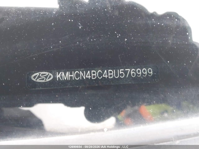 12690654 :رقم المزاد ، KMHCN4BC4BU576999 vin ، 2011 Hyundai Accent مزاد بيع