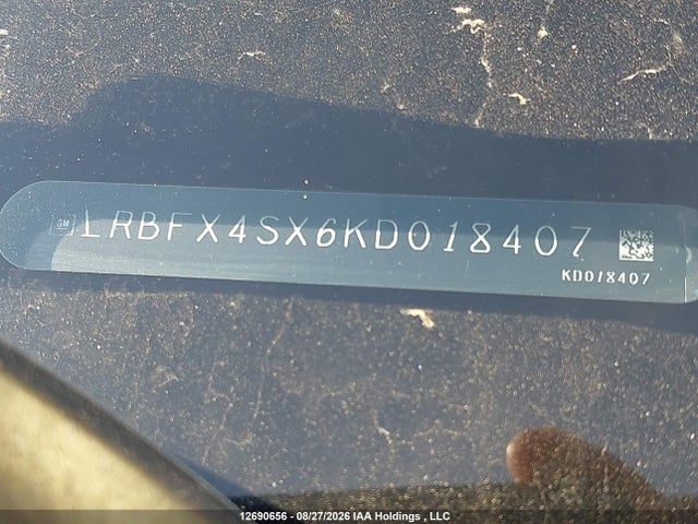 12690656 :رقم المزاد ، LRBFX4SX6KD018407 vin ، 2019 Buick Envision Premium Ii مزاد بيع