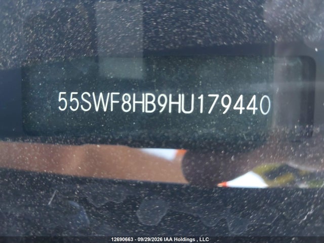 12690663 :رقم المزاد ، 55SWF8HB9HU179440 vin ، 2017 Mercedes-benz C 63 Amg-s مزاد بيع