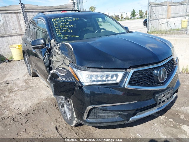 2019 Acura Mdx Technology მანქანა იყიდება აუქციონზე, vin: 5J8YD4H4XKL801639, აუქციონის ნომერი: 12690687