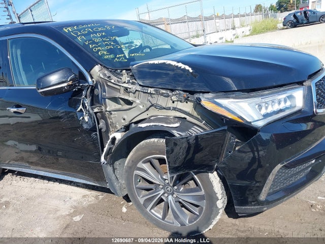 2019 Acura Mdx Technology მანქანა იყიდება აუქციონზე, vin: 5J8YD4H4XKL801639, აუქციონის ნომერი: 12690687