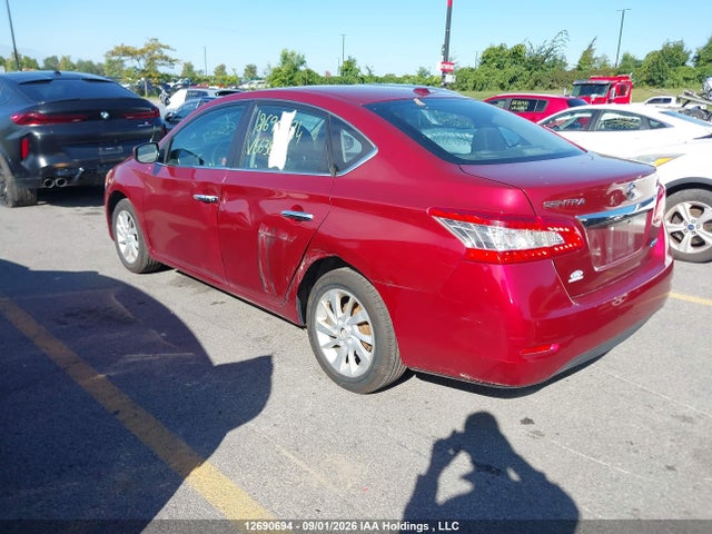 Продаж на аукціоні авто 2015 Nissan Sentra S/sv/sr/sl, vin: 3N1AB7AP8FL663818, номер лоту: 12690694