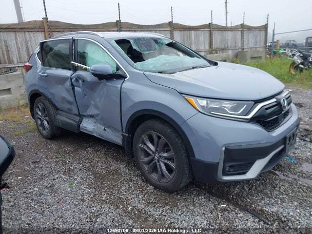 12690706 :رقم المزاد ، 2HKRW2H45NH221001 vin ، 2022 Honda Cr-v Sport مزاد بيع