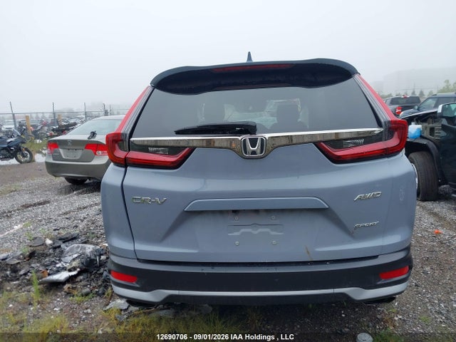 12690706 :رقم المزاد ، 2HKRW2H45NH221001 vin ، 2022 Honda Cr-v Sport مزاد بيع