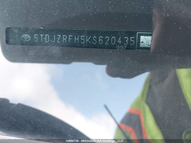 Toyota Highlander Xle 2019 5TDJZRFH5KS620435 Image 19