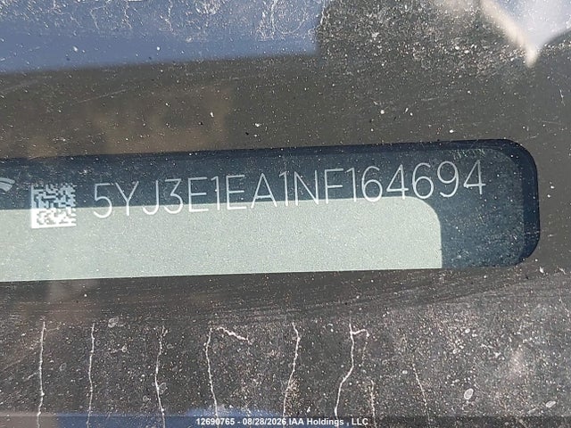 5YJ3E1EA1NF164694 Tesla Model 3 Rwd/standard Range