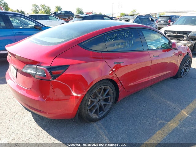 5YJ3E1EA1NF164694 Tesla Model 3 Rwd/standard Range