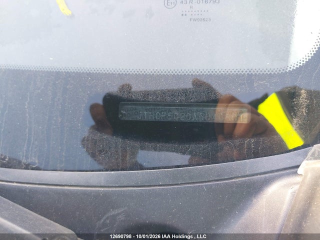 12690798 :رقم المزاد ، JTHCF5C20A5040801 vin ، 2010 Lexus Is 250 مزاد بيع