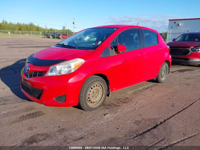 12690808 :رقم المزاد ، JTDKTUD33DD554207 vin ، 2013 Toyota Yaris مزاد بيع