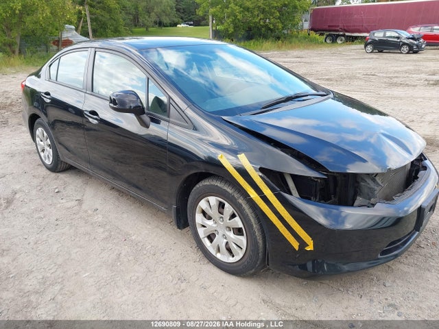 2012 Honda Civic Lx მანქანა იყიდება აუქციონზე, vin: 2HGFB2F4XCH111473, აუქციონის ნომერი: 12690809