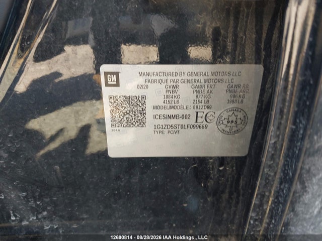 Chevrolet MALIBU LT 2020 1G1ZD5ST0LF099669 Image 18