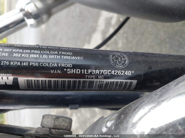 5HD1LF3A7GC426240 Harley-Davidson Xl1200 V