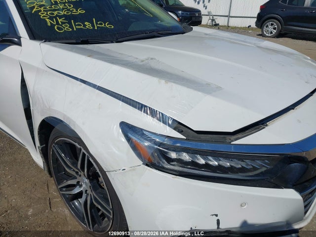 2022 Honda Accord Touring მანქანა იყიდება აუქციონზე, vin: 1HGCV1F94NA800636, აუქციონის ნომერი: 12690913