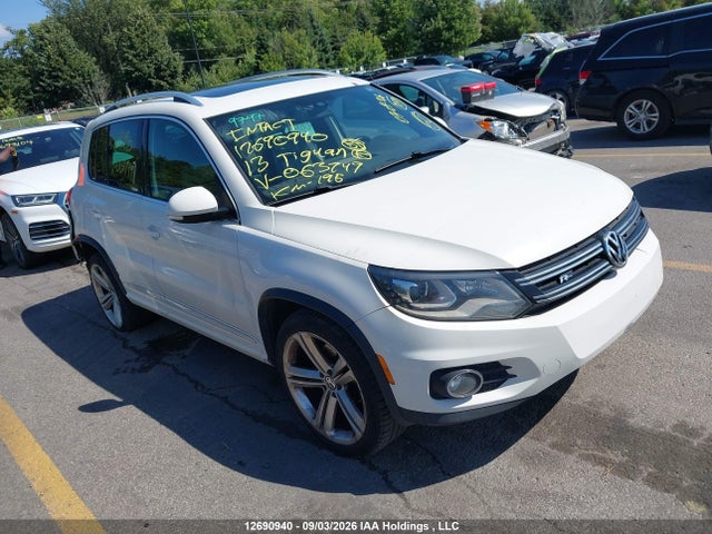 Auction sale of the 2013 Volkswagen Tiguan 2.0 Tsi Comfortline/2.0 Tsi Highline/2.0 Tsi Trendline, vin: WVGJV3AX6DW063749, lot number: 12690940