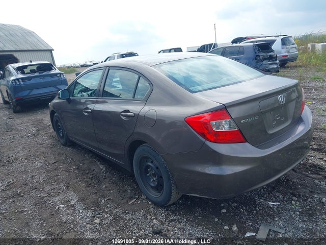 2012 Honda Civic Lx მანქანა იყიდება აუქციონზე, vin: 2HGFB2F46CH022144, აუქციონის ნომერი: 12691005