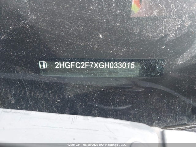 Aukcja sprzedaży 2016 Honda Civic Ex, vin: 2HGFC2F7XGH033015, numer aukcji: 12691021