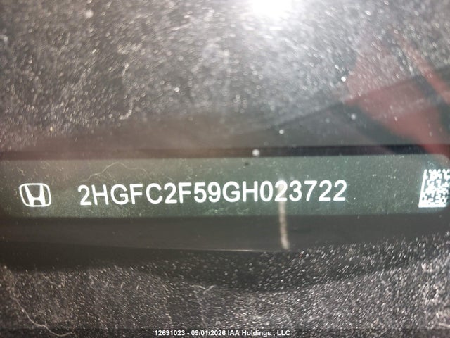 Honda Civic Lx 2016 2HGFC2F59GH023722 Image 9