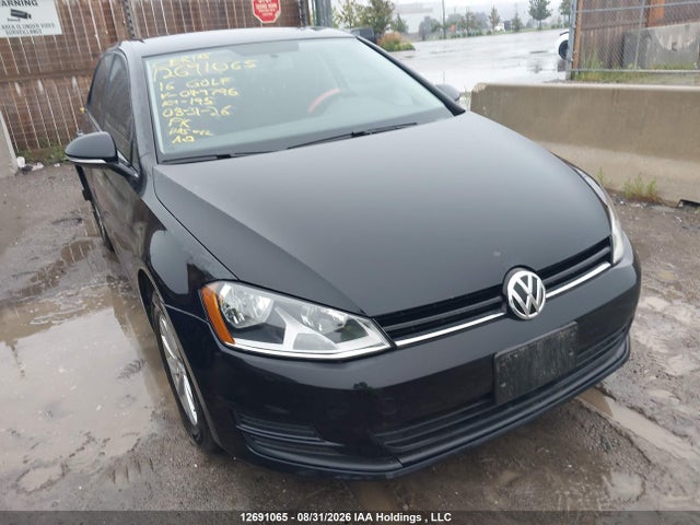 2016 Volkswagen Golf S/se/sel მანქანა იყიდება აუქციონზე, vin: 3VW217AU7GM049796, აუქციონის ნომერი: 12691065