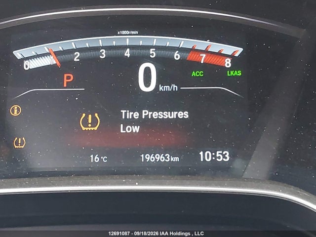 12691087 :رقم المزاد ، 2HKRW2H81HH100540 vin ، 2017 Honda Cr-v Ex-l مزاد بيع