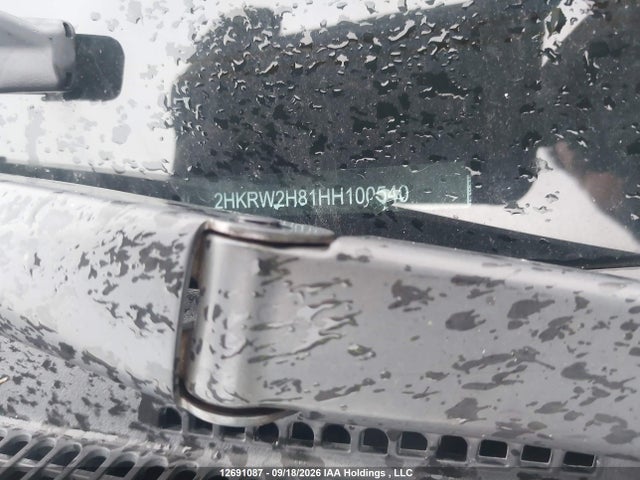 12691087 :رقم المزاد ، 2HKRW2H81HH100540 vin ، 2017 Honda Cr-v Ex-l مزاد بيع
