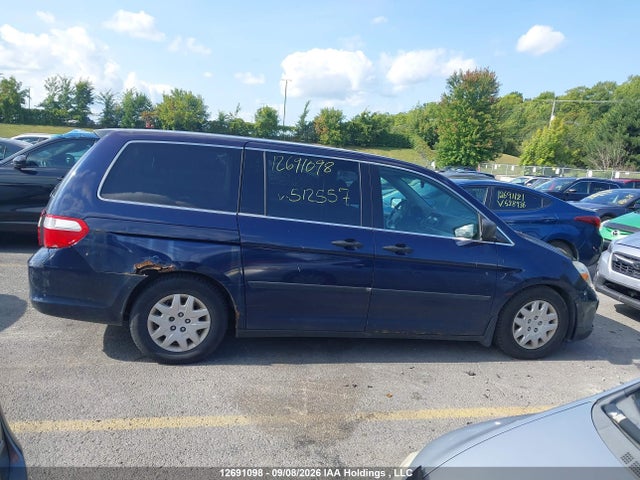 Продажа на аукционе авто 2007 Honda Odyssey Lx, vin: 5FNRL38287B512557, номер лота: 12691098