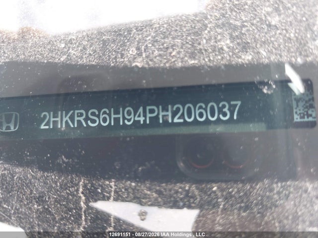 2HKRS6H94PH206037 Honda Cr-v Touring Hybrid