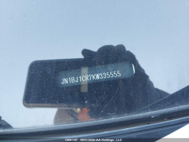 JN1BJ1CR7KW335555 Nissan Qashqai S/sl/sv