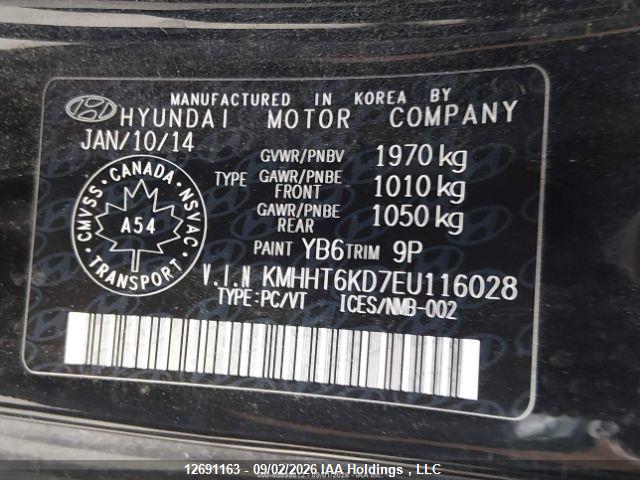 Продаж на аукціоні авто 2014 Hyundai Genesis Coupe 2.0t, vin: KMHHT6KD7EU116028, номер лоту: 12691163