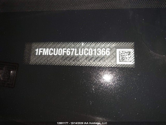 Aukcja sprzedaży 2020 Ford Escape S, vin: 1FMCU0F67LUC01366, numer aukcji: 12691177
