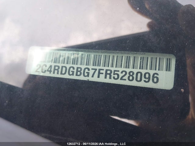 Dodge Grand Caravan Se/sxt 2015 2C4RDGBG7FR528096 Image 20