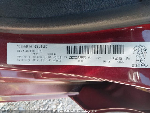1C3CCCCG4FN757627 Chrysler 200 C