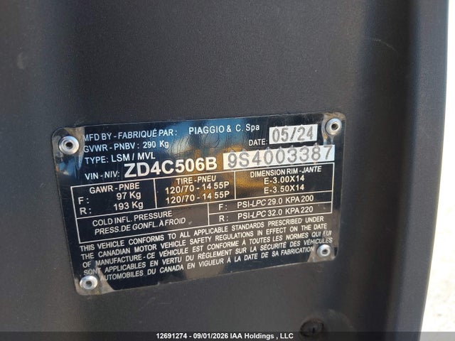 Aprilia Sr Motard 50 2025 ZD4C506B9S4003387 Image 13