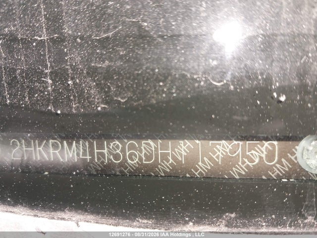 12691276 :رقم المزاد ، 2HKRM4H36DH117950 vin ، 2013 Honda Cr-v Lx مزاد بيع