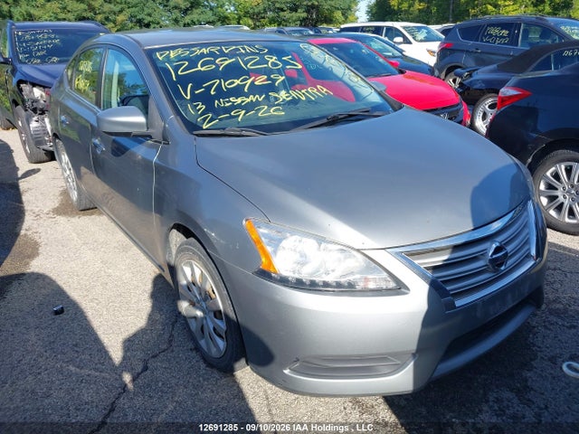 2013 Nissan Sentra 1.8 S/1.8 Sv მანქანა იყიდება აუქციონზე, vin: 3N1AB7AP5DL710929, აუქციონის ნომერი: 12691285