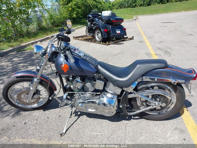 12691287 :رقم المزاد ، 1HD1BKL17HY018098 vin ، 1987 Harley-davidson Fxst Custom مزاد بيع