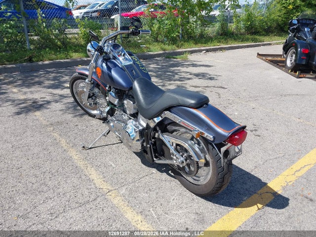 12691287 :رقم المزاد ، 1HD1BKL17HY018098 vin ، 1987 Harley-davidson Fxst Custom مزاد بيع