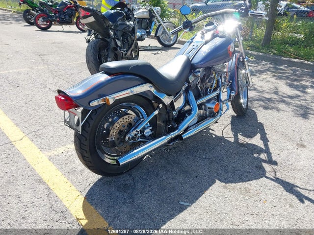 12691287 :رقم المزاد ، 1HD1BKL17HY018098 vin ، 1987 Harley-davidson Fxst Custom مزاد بيع