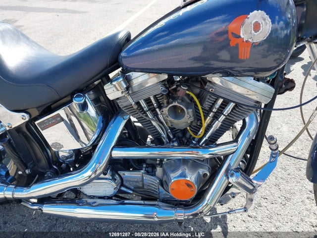 12691287 :رقم المزاد ، 1HD1BKL17HY018098 vin ، 1987 Harley-davidson Fxst Custom مزاد بيع