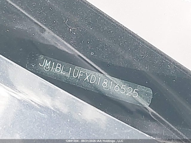 Aukcja sprzedaży 2013 Mazda Mazda3 Gx, vin: JM1BL1UFXD1816525, numer aukcji: 12691304